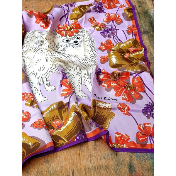 Inoui Editions šilko skara TOUTOU PARMA